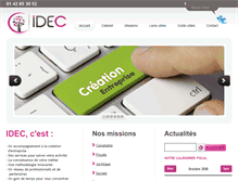 Tablet Screenshot of idec-catel.com